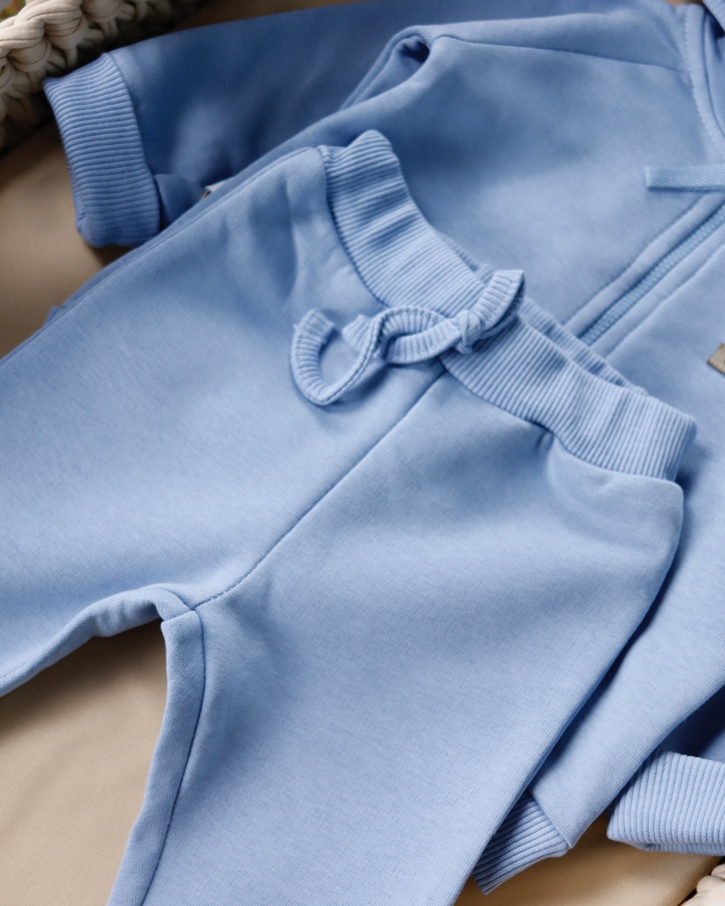 طقم بيبي قطن مبطن💙