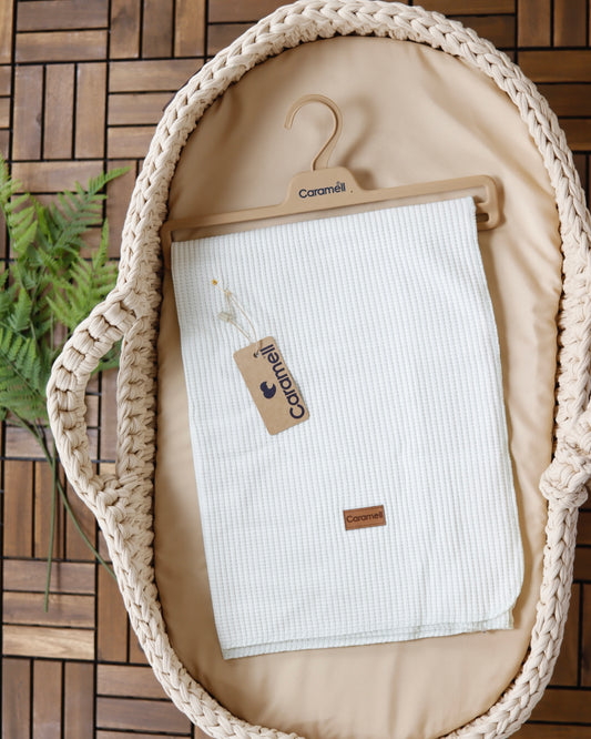 بطانية بيبي قطن 100% أخضر فاتح