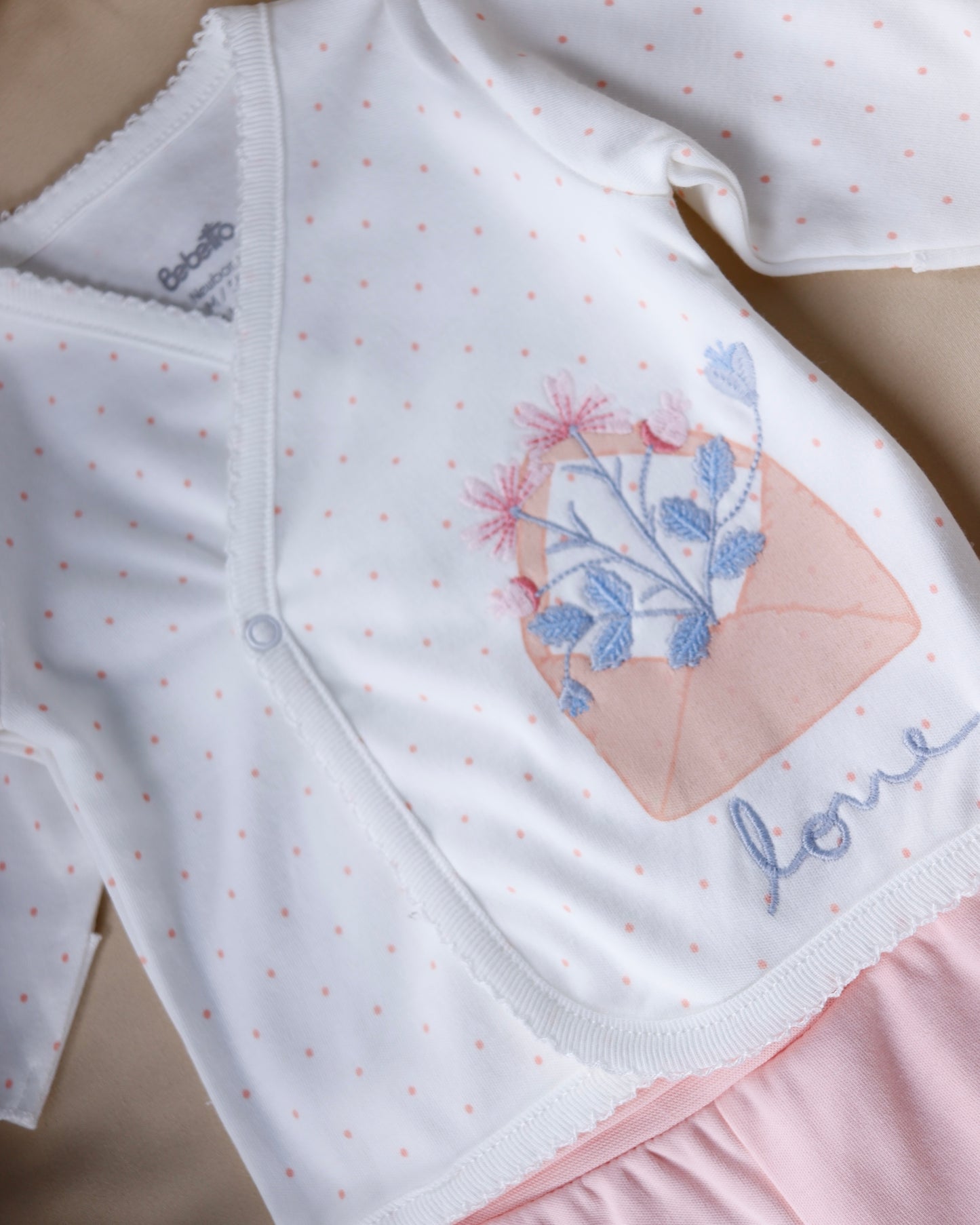 طقم بيبي قطن ٣ قطع🌸