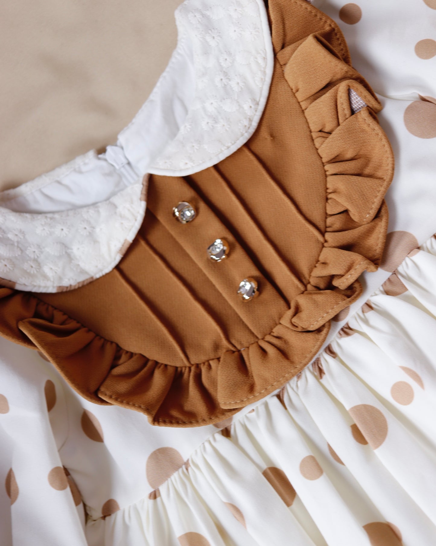 فستان بناتي 🧡 ٦-٣٠ شهر