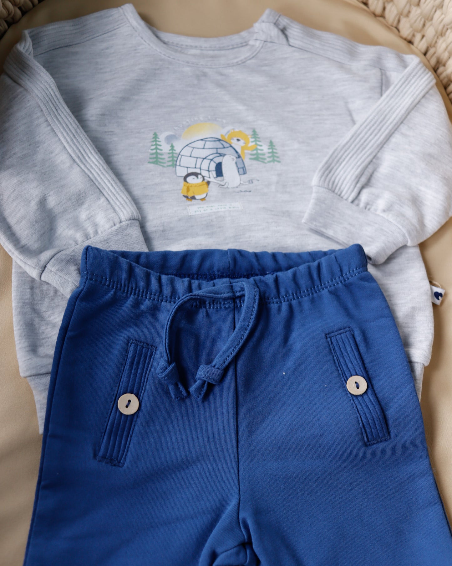 طقم بيبي قطن١٠٠٪‏