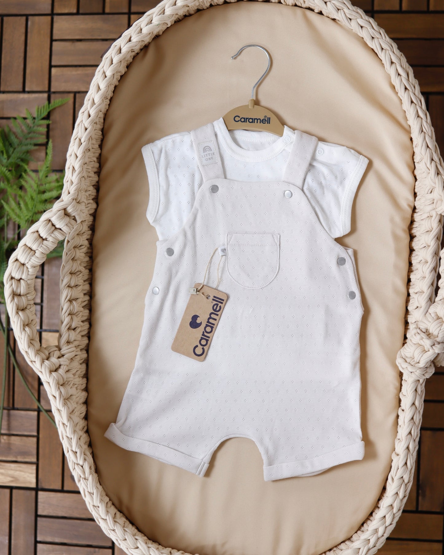 طقم أفرهول صيفي خفيف قطن ١٠٠٪‏ رمادي