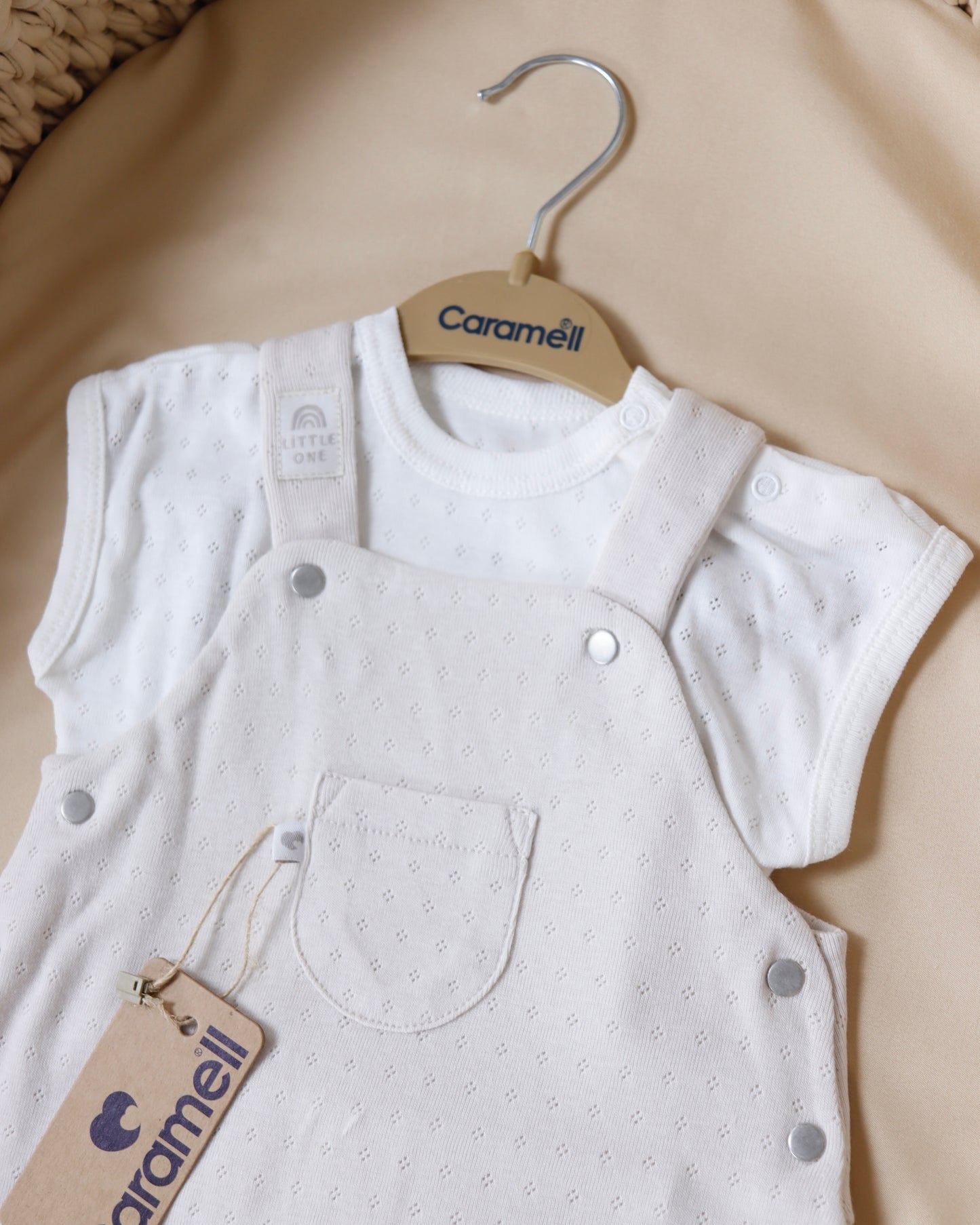 طقم أفرهول صيفي خفيف قطن ١٠٠٪‏ رمادي