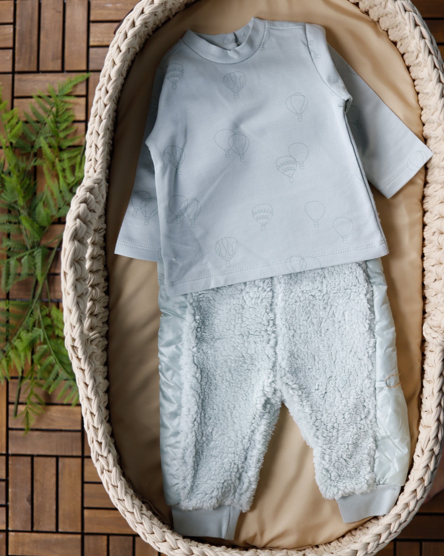 طقم افرهول بيبي شتوي- قطعتين