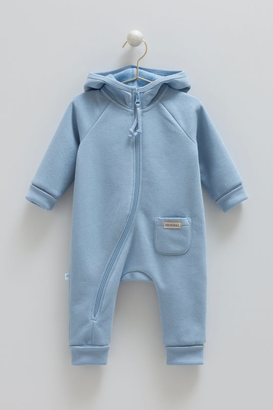 أفرهول مبطن ازرق