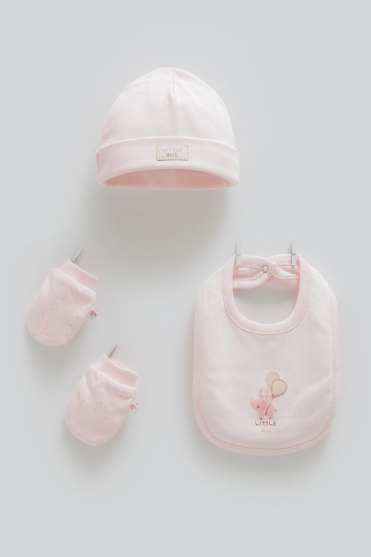 طقم طاقية ٣ قطع قطن ١٠٠٪‏ 🧸