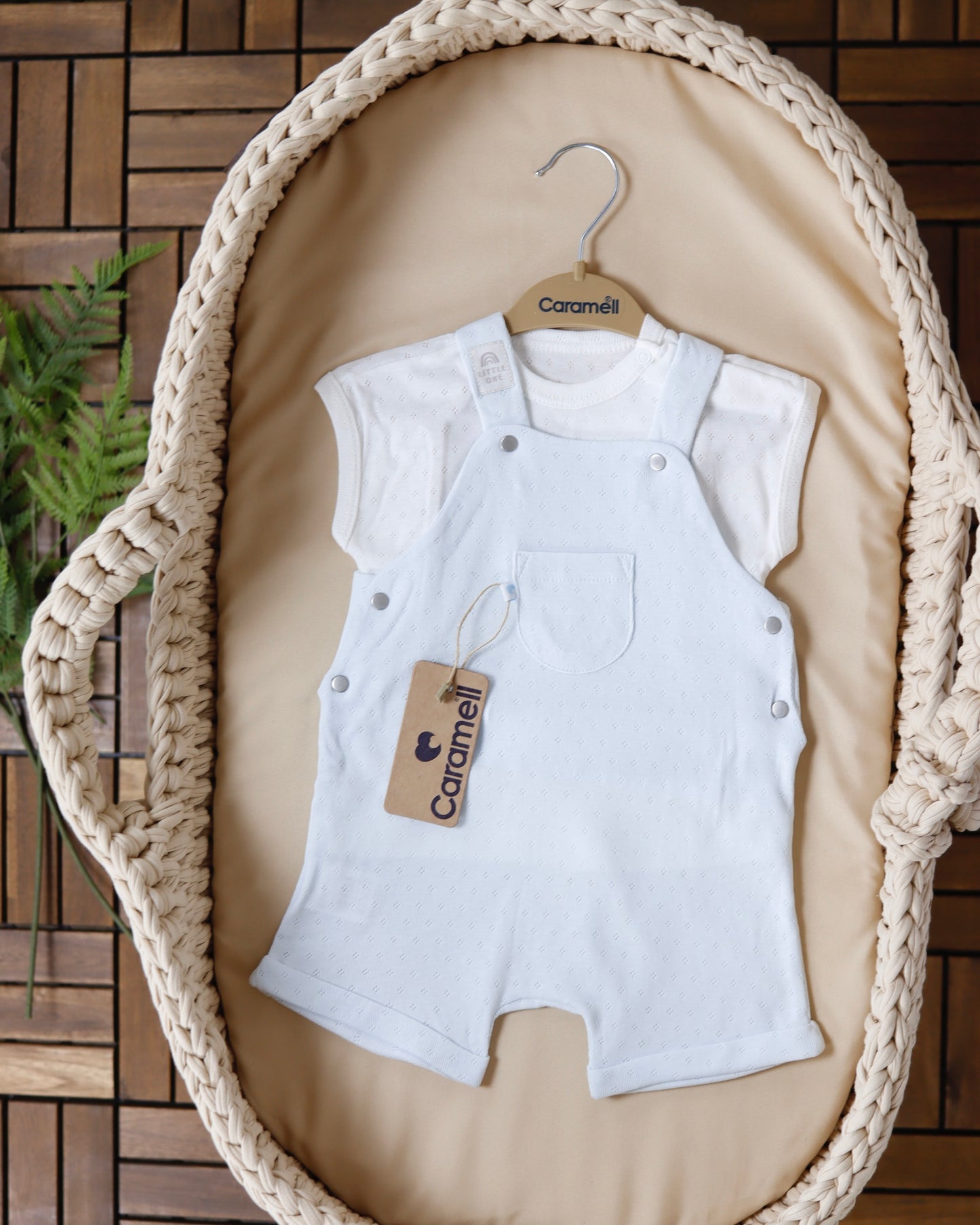 طقم أفرهول صيفي خفيف قطن ١٠٠٪‏ أزرق