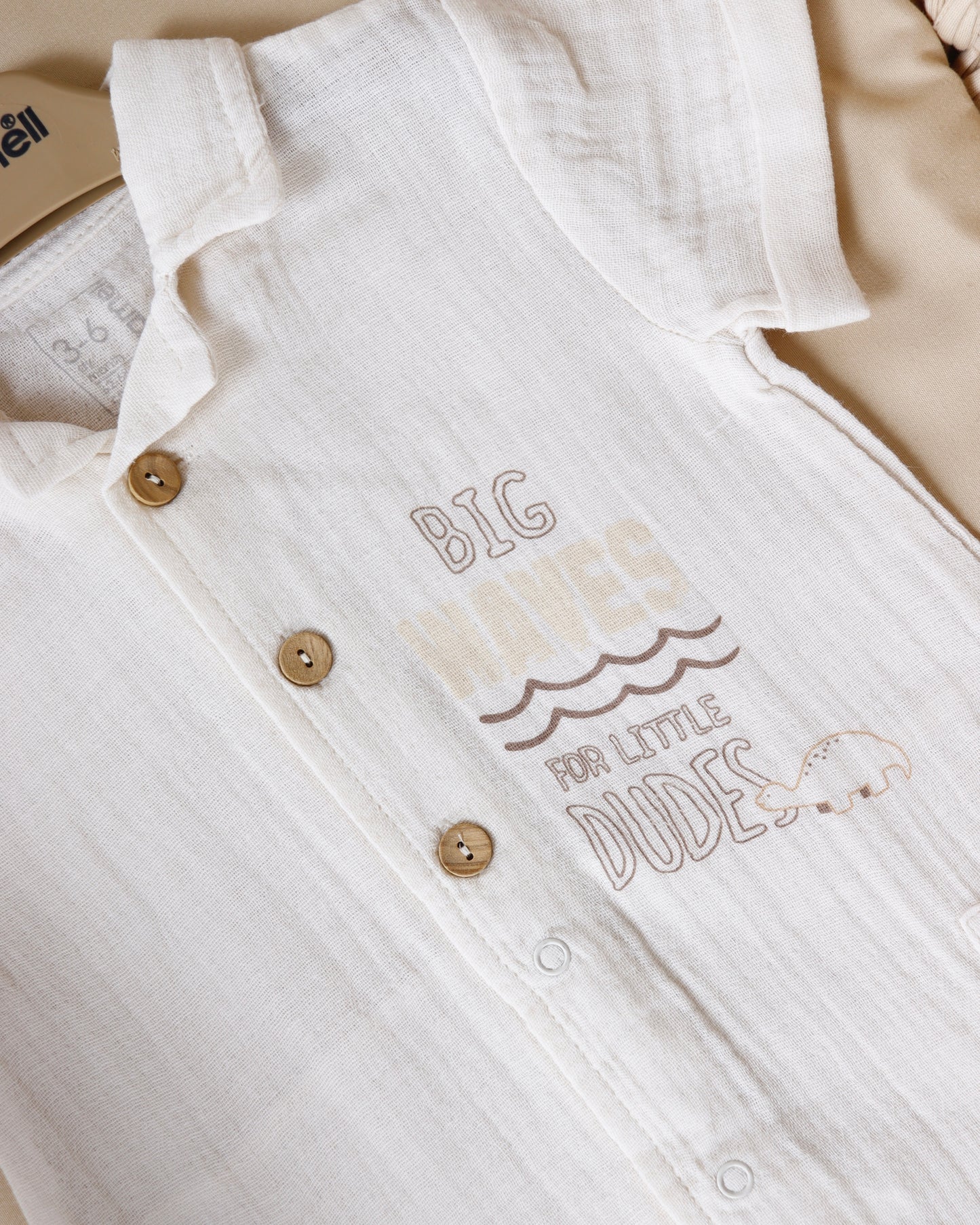 أفرهول صيفي قطن ١٠٠٪‏ بيج