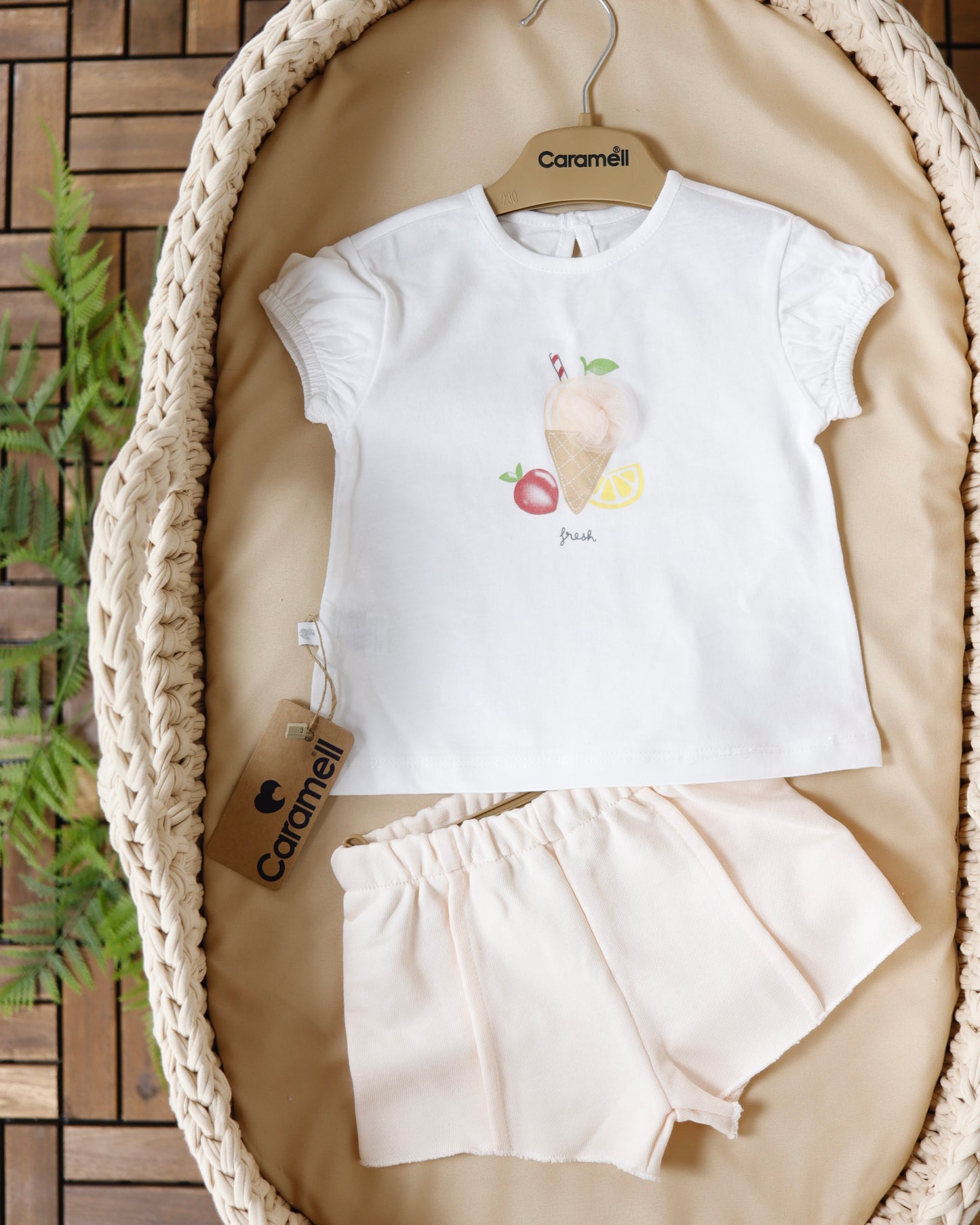 طقم صيفي قطن١٠٠٪‏ سومو ٣-١٨ شهر