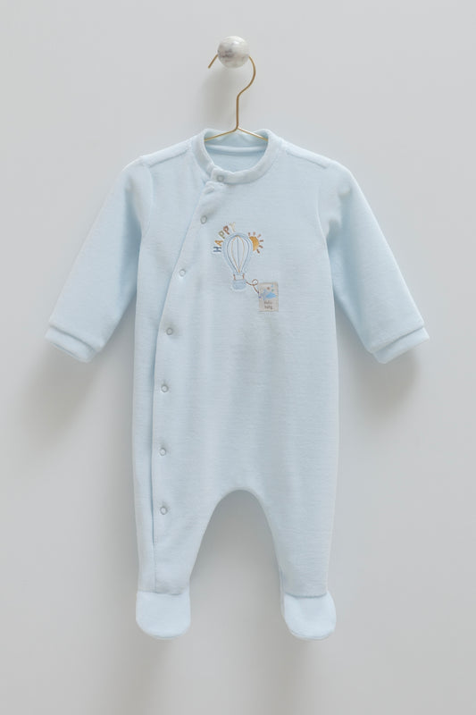 أفرهول بيبي مخمل ازرق🎈