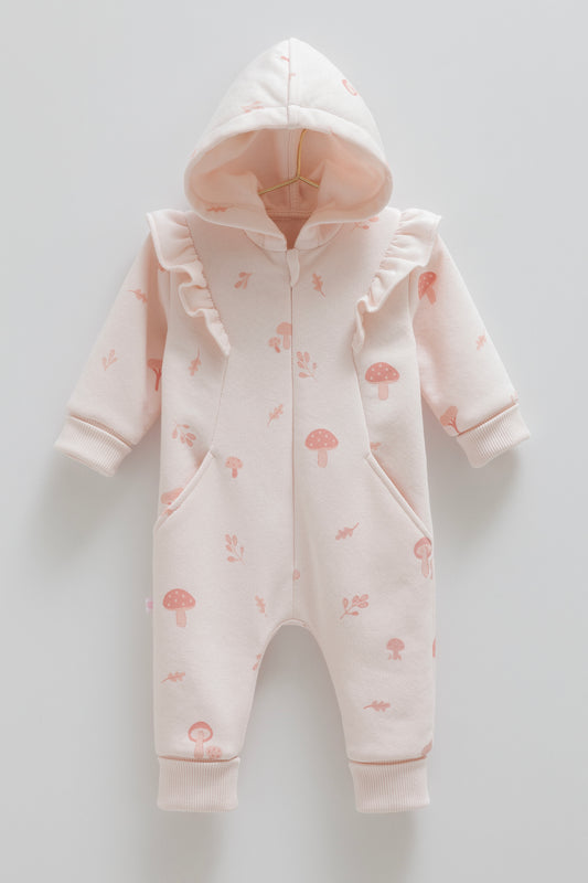 أفرهول قطن مبطن ١-١٢ شهر🍄زهري