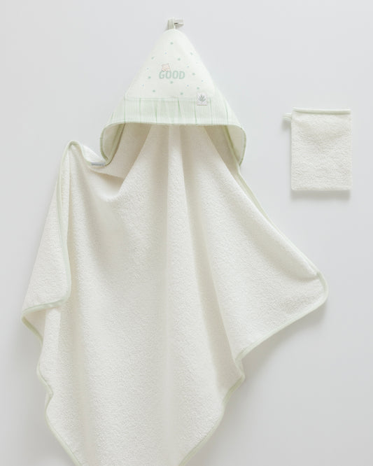 طقم منشفة بيبي🚿قطن ١٠٠٪‏