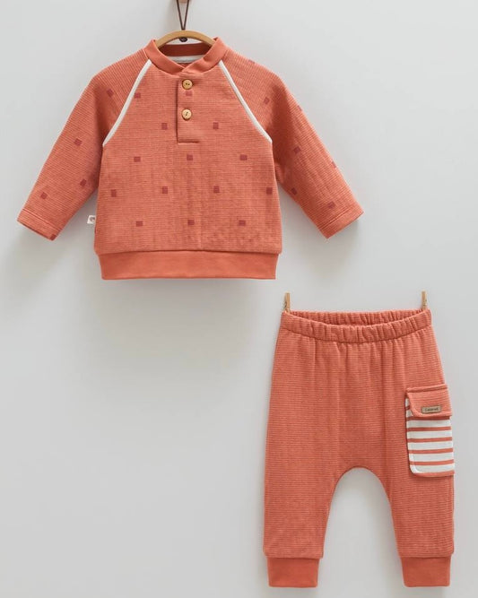 طقم قطن ١٠٠٪‏  ١-١٢ شهر