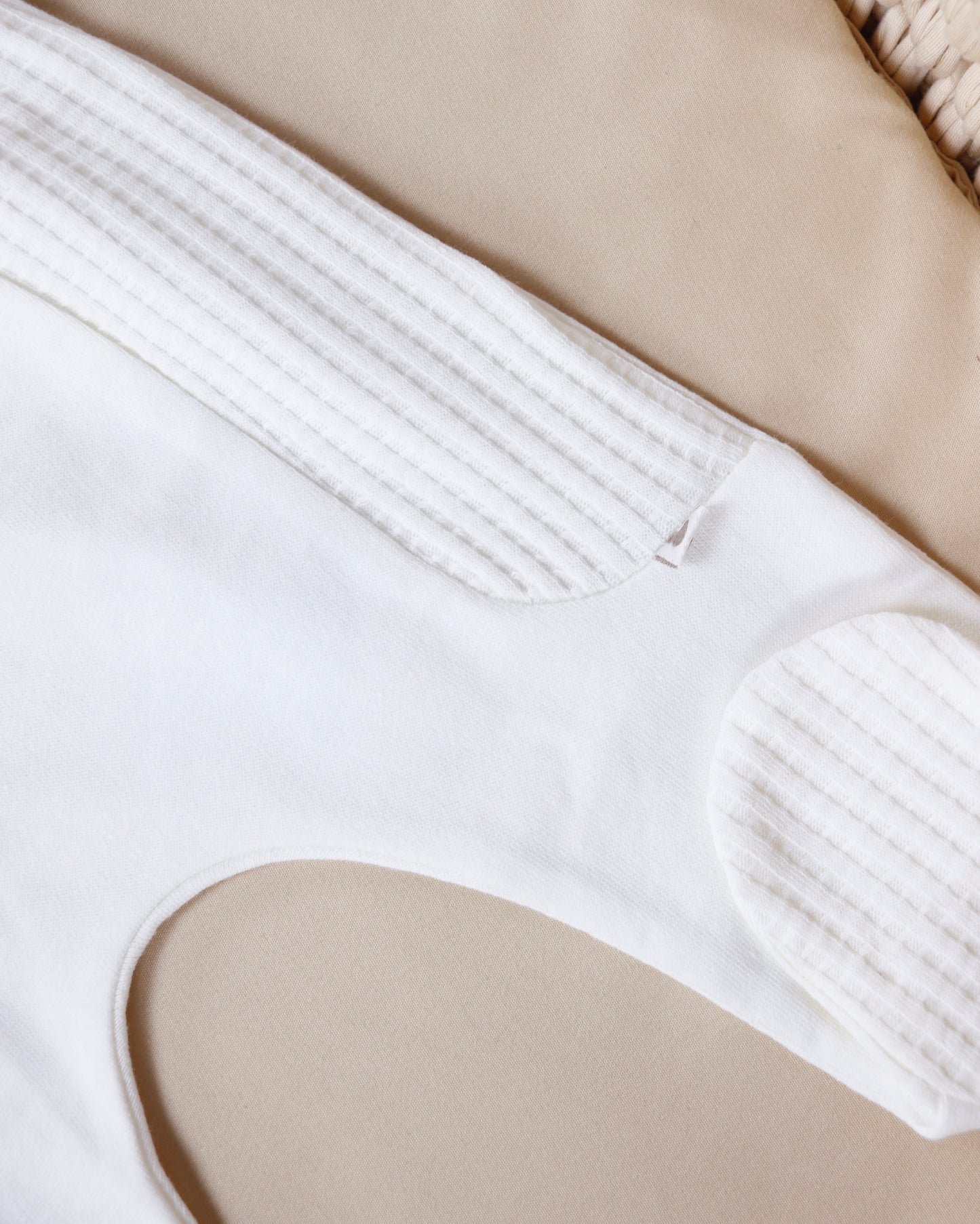 طقم قطعتين قطن ١٠٠٪‏ ايفوري ١-١٢ شهر