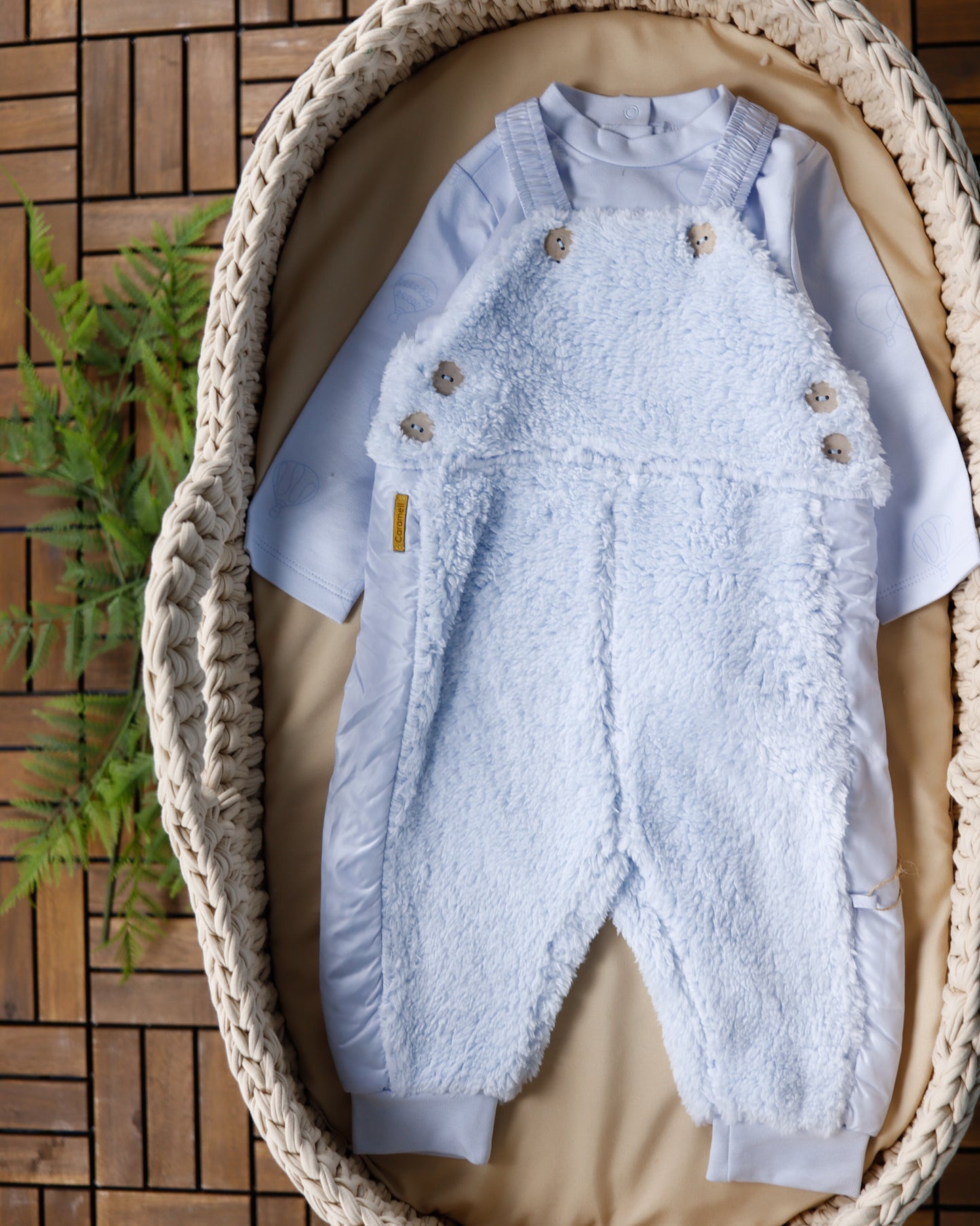 طقم افرهول بيبي شتوي- قطعتين