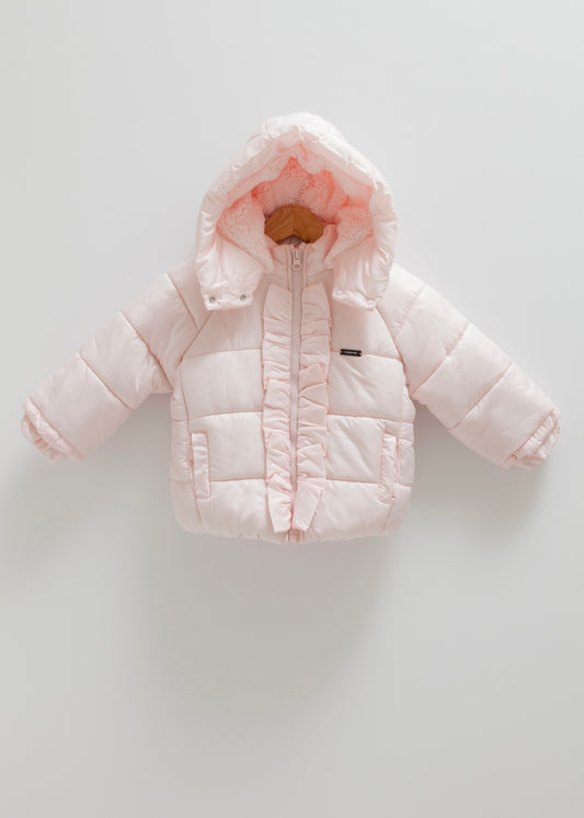 ⁨⁨ جاكيت بيبي مبطن- زهري ٩ اشهر لغاية ٣ سنوات⁩⁩