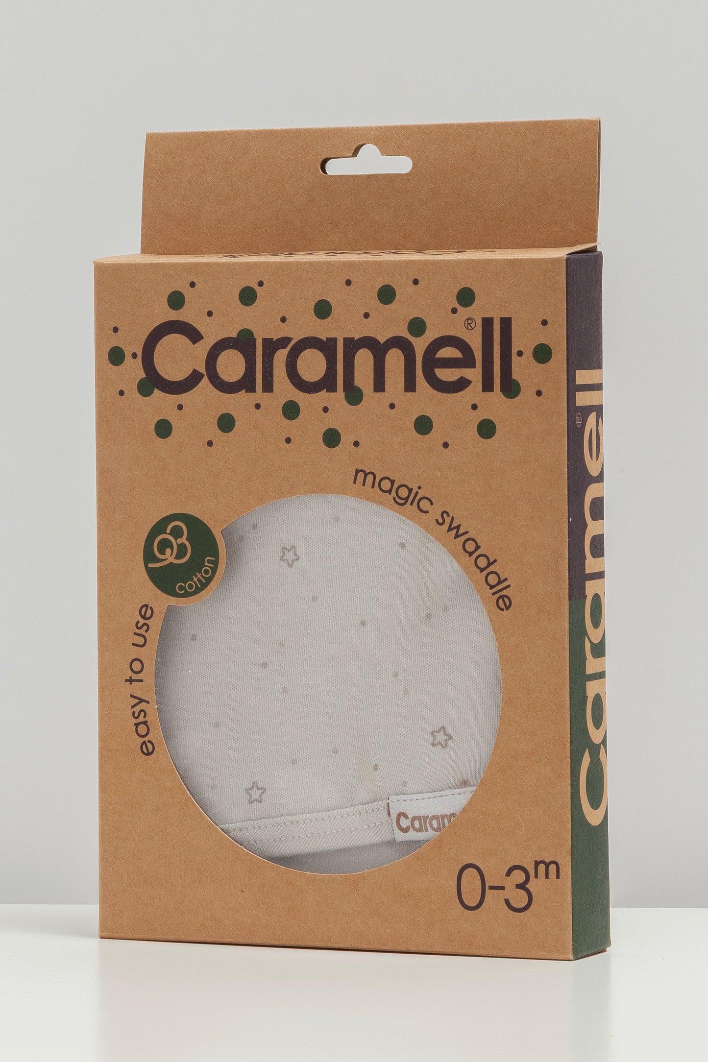 🍼 لفة مواليد قطنية – لون رمادي⭐️