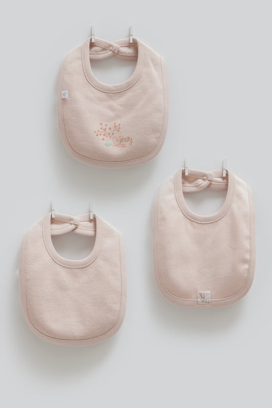 طقم مريلة ٣ قطع قطن ١٠٠٪‏ منك