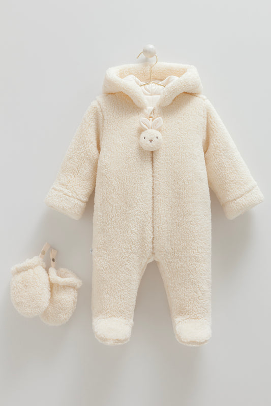 طقم أفرهول شتوي ١-١٢ شهر🐇