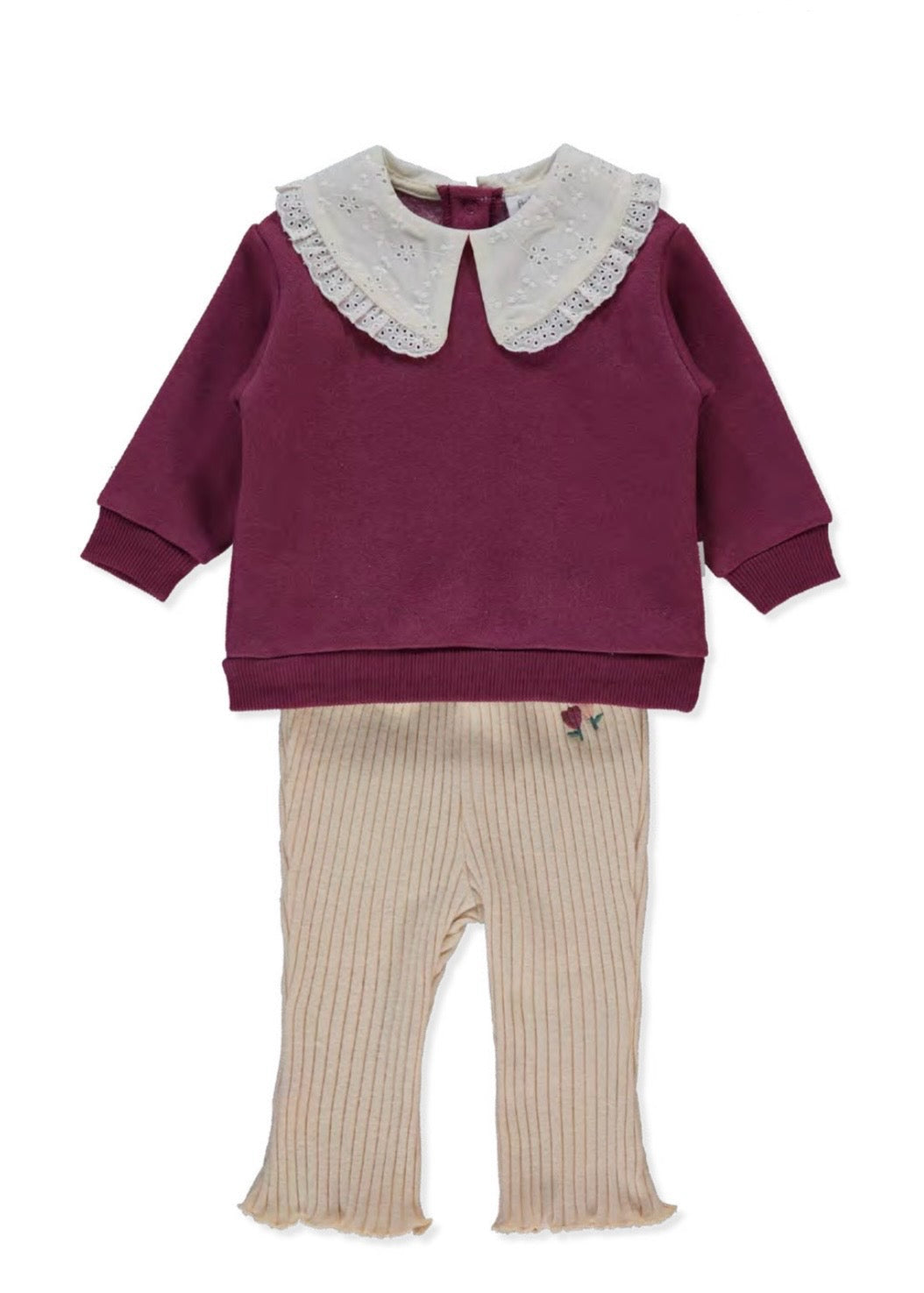 طقم بناتي قطعتين🤍🎀