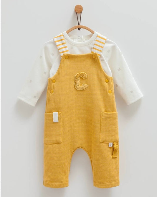 طقم أفرهول قطن ١٠٠٪‏  ١-١٢ شهر