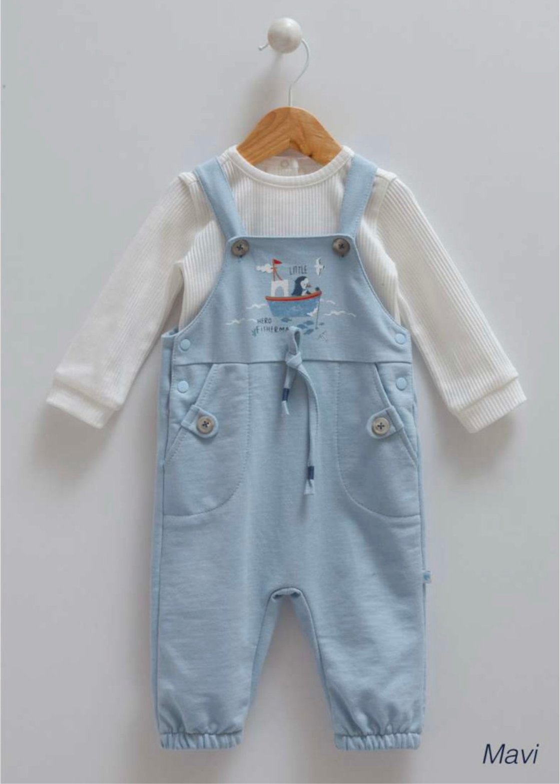 طقم افرهول بيبي قطن١٠٠٪‏