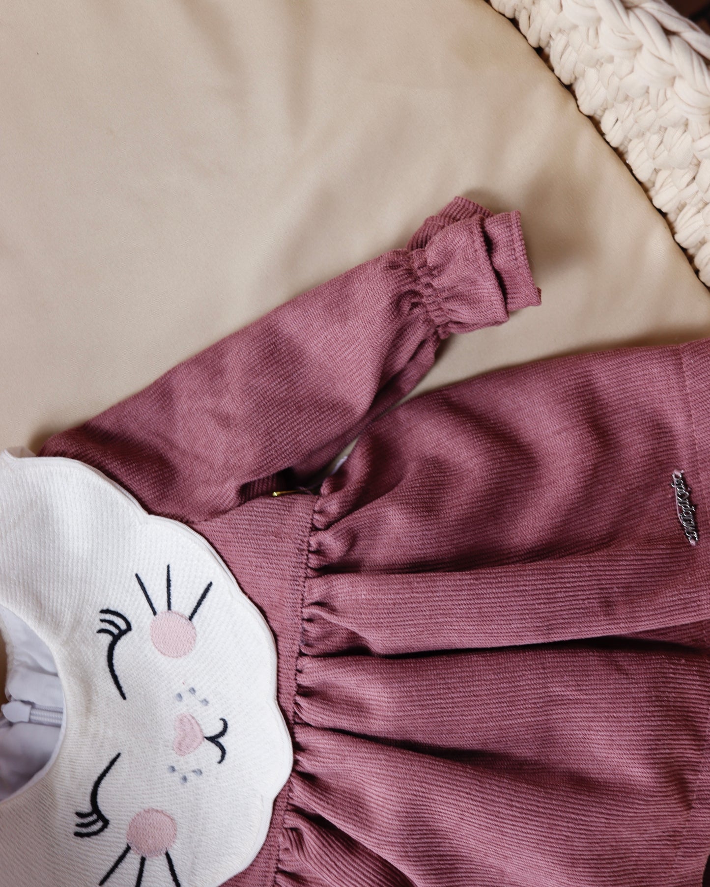 فستان بيبي 🩷١-١٢ شهر