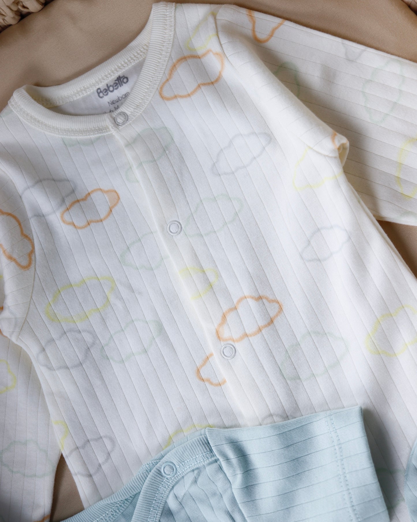 طقم أفرهول بيبي قطن ٣ قطع 🩵