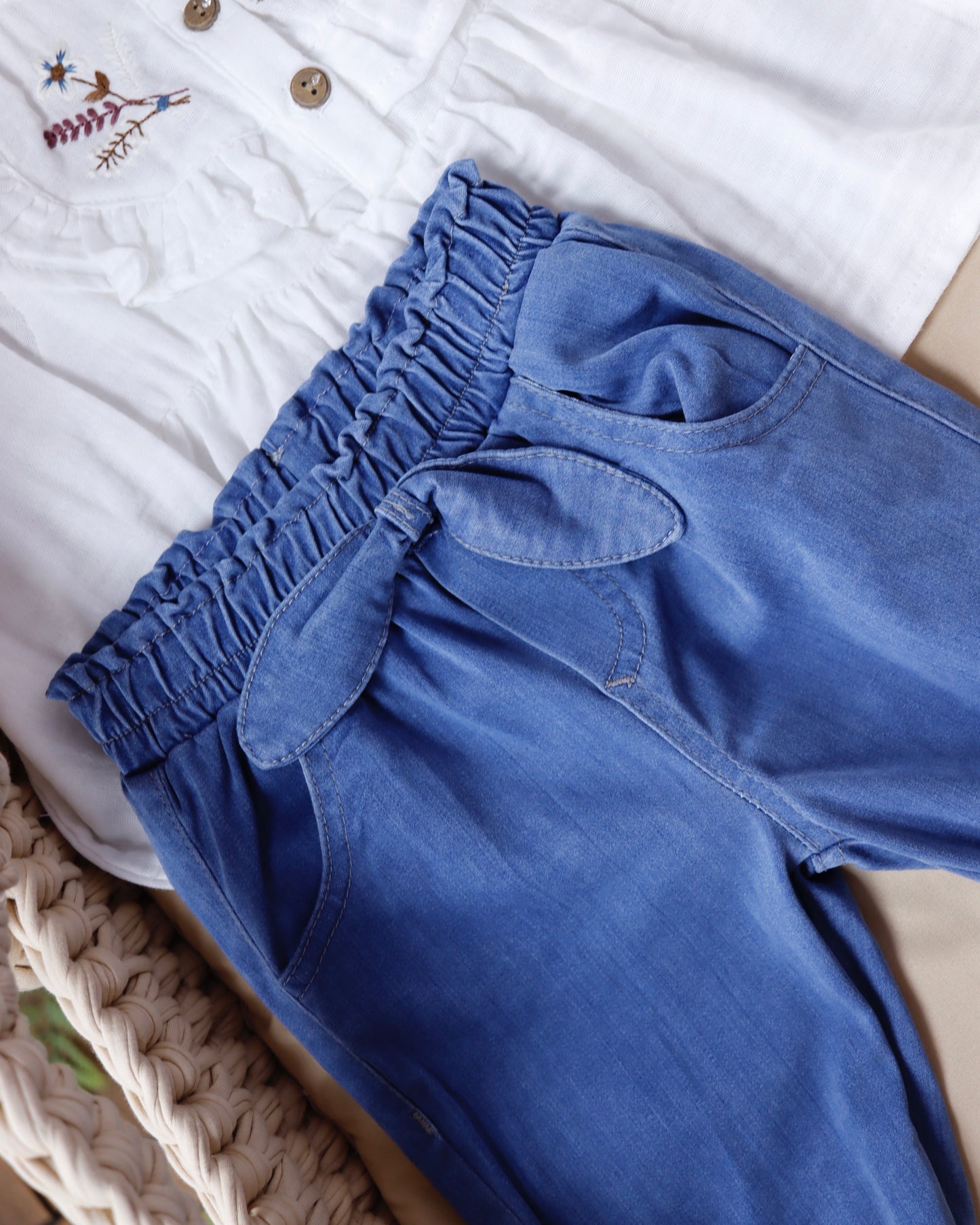 طقم جينز ١-٤ سنوات🪡