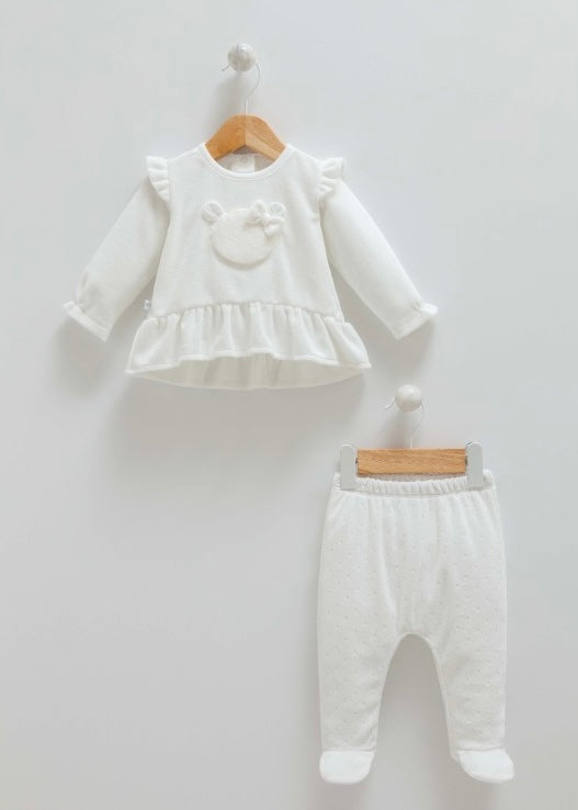 طقم بيبي مخمل🧸