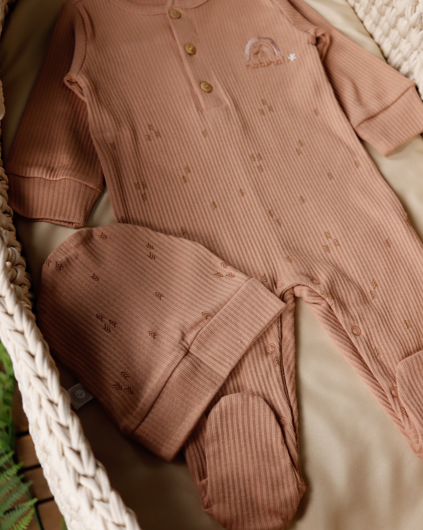 افرهول مع طاقية قطن ١٠٠٪‏ بني