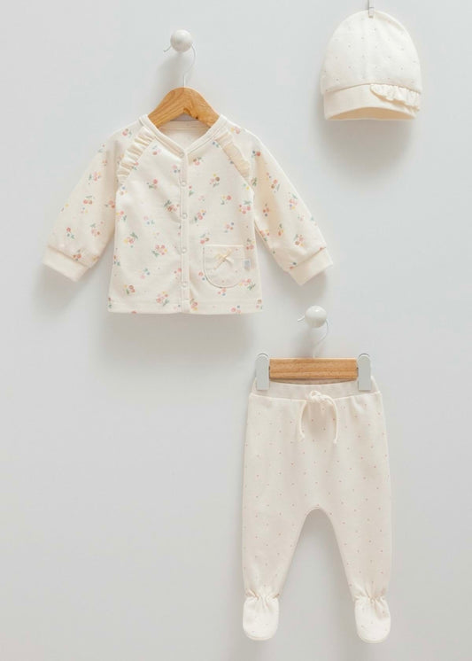 بجامة بناتي كرز٣ قطع🍒