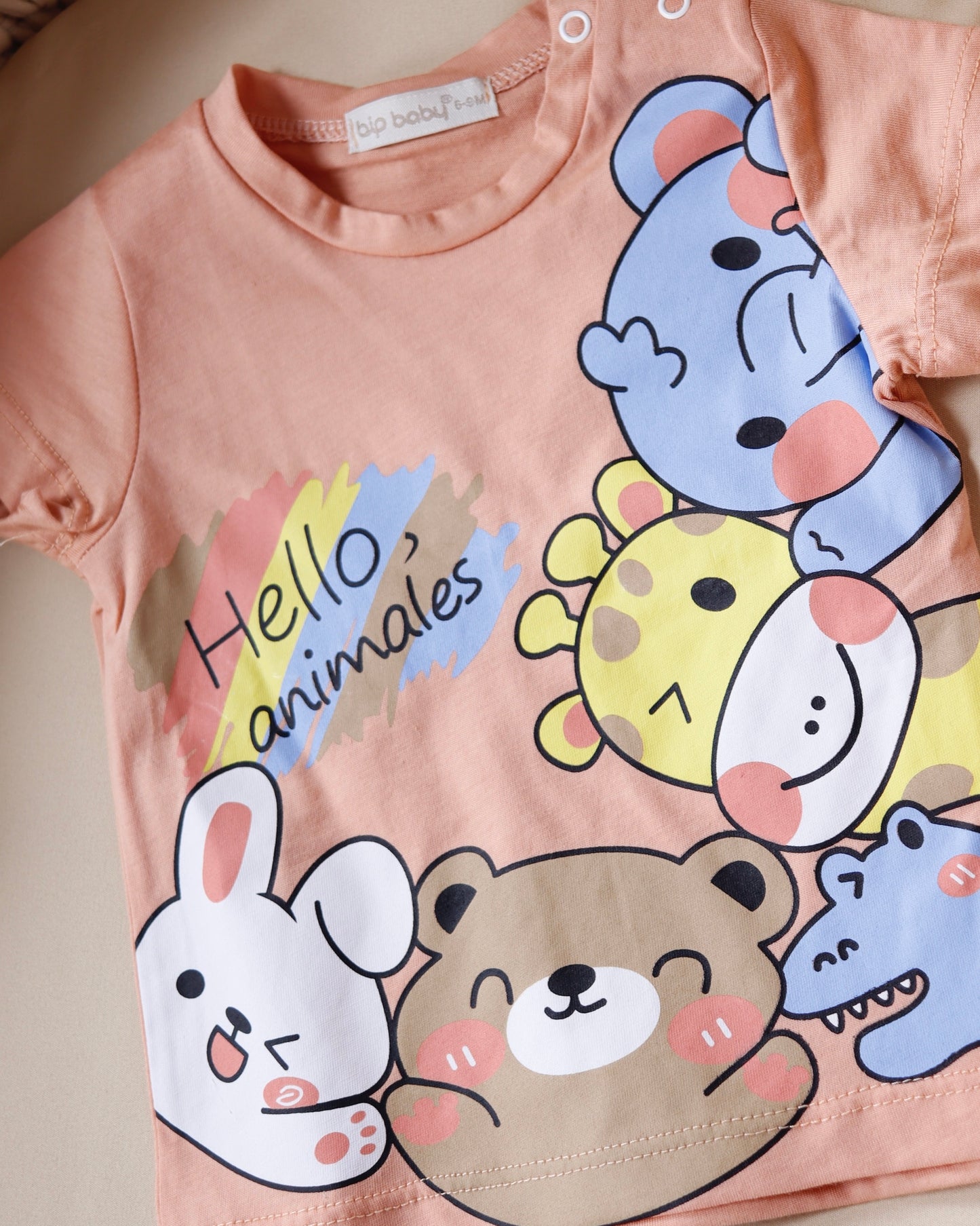 طقم شورت قطعتين🧸