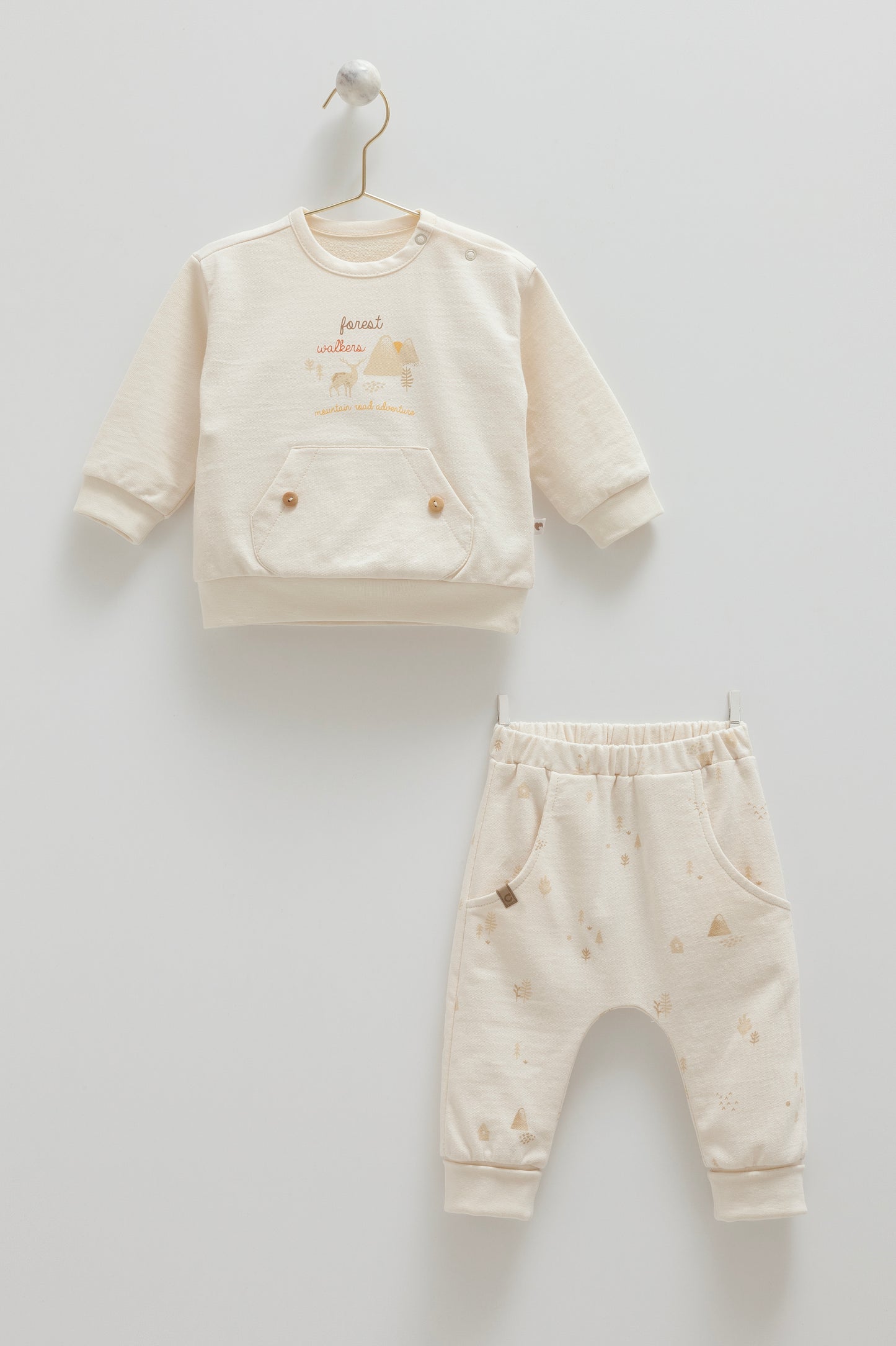 طقم قطعتين ٣- ٢٤ شهر ايفوري ⛰️