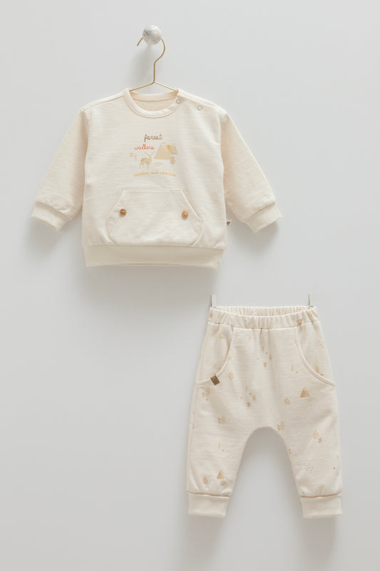 طقم قطعتين ٣- ٢٤ شهر ايفوري ⛰️