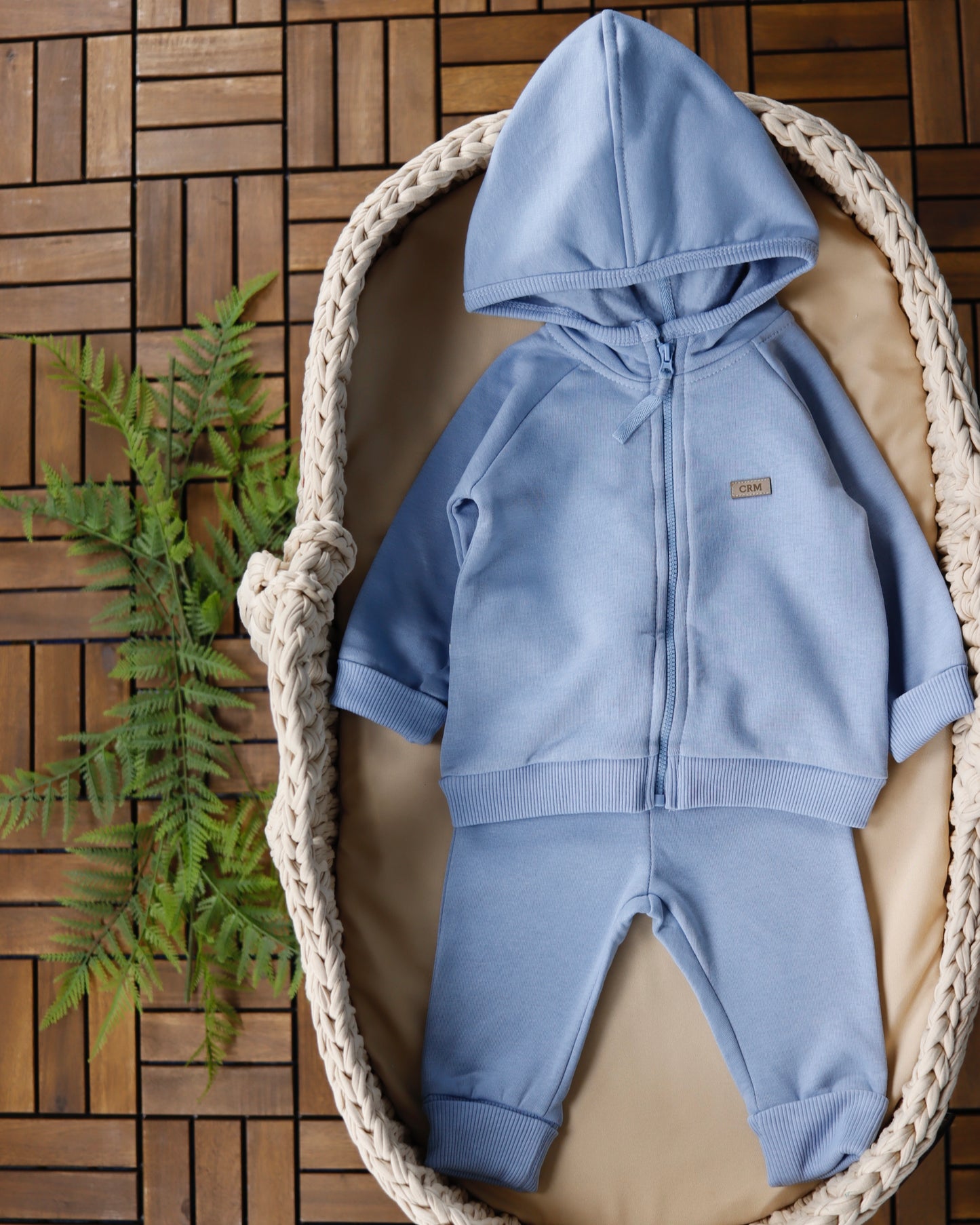 طقم بيبي قطن مبطن💙