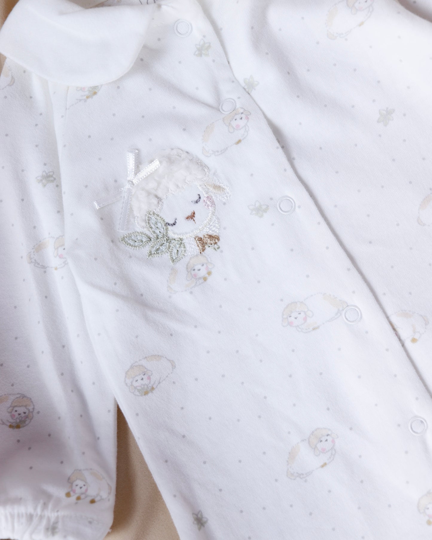 طقم أفرهول مع طاقية قطن ١٠٠٪‏🪡ايفوري