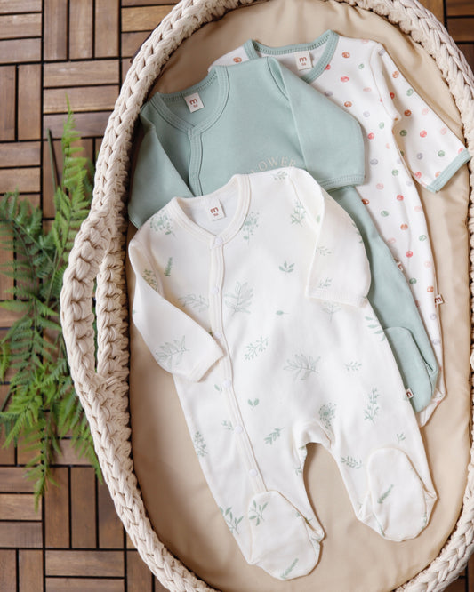 طقم أفرهول ٣ قطع قطن ١٠٠٪‏