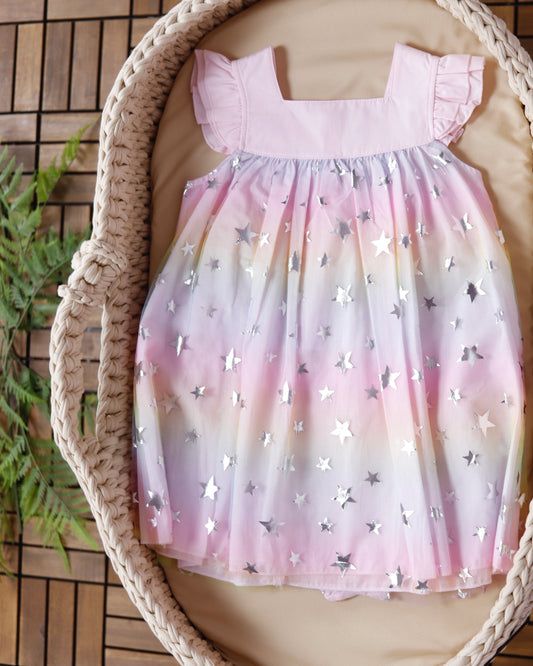 💕⁨⁨⁨⁨⁨⁨⁨⁨⁨⁨طقم فستان بيبي ستارز قطعتين ⁩⁩⁩⁩⁩⁩⁩⁩⁩⁩⁩⁩⁩