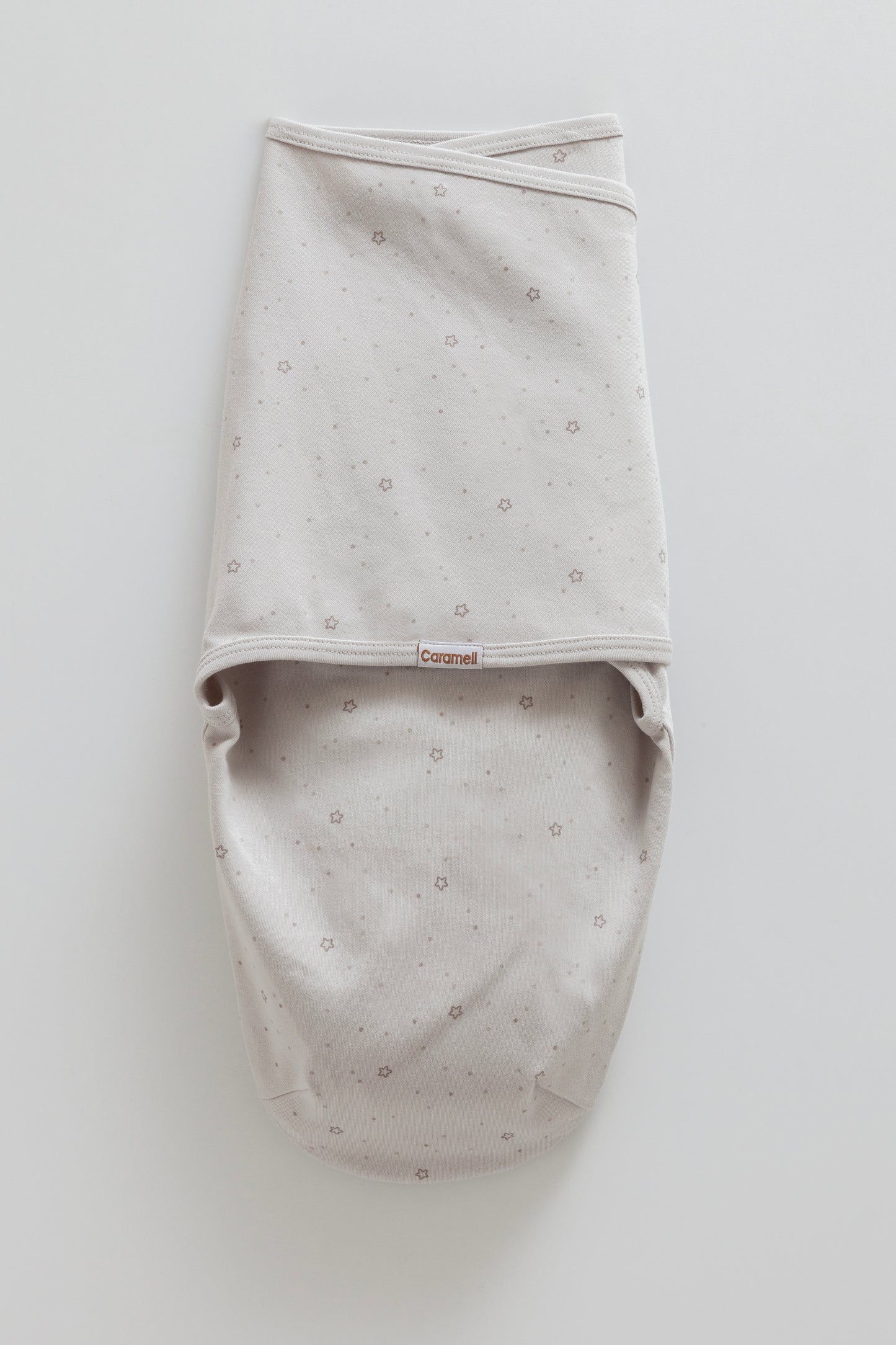 🍼 لفة مواليد قطنية – لون رمادي⭐️