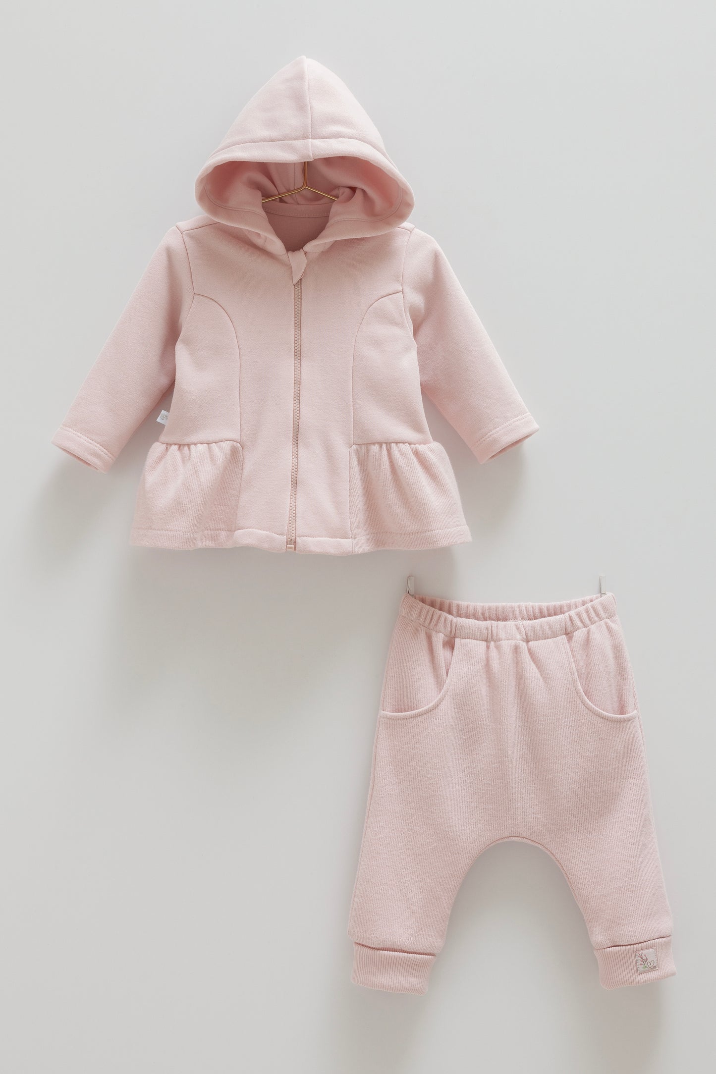 طقم ٣ قطع زهري ٣-١٨ شهر🌸