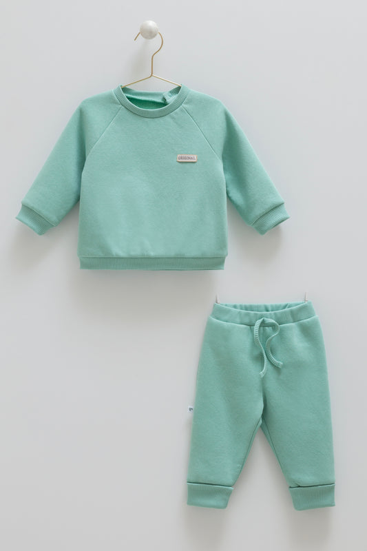 ترينينج مبطن فيروزي