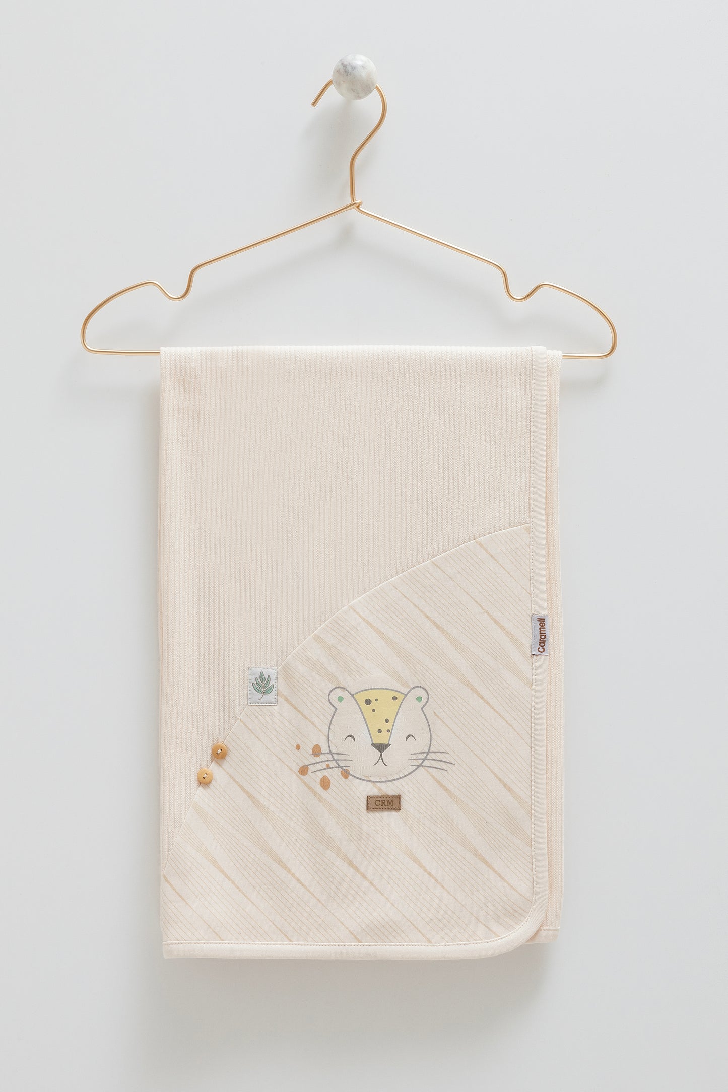 بطانية/ كوفلية بيبي قطن ١٠٠٪🐯