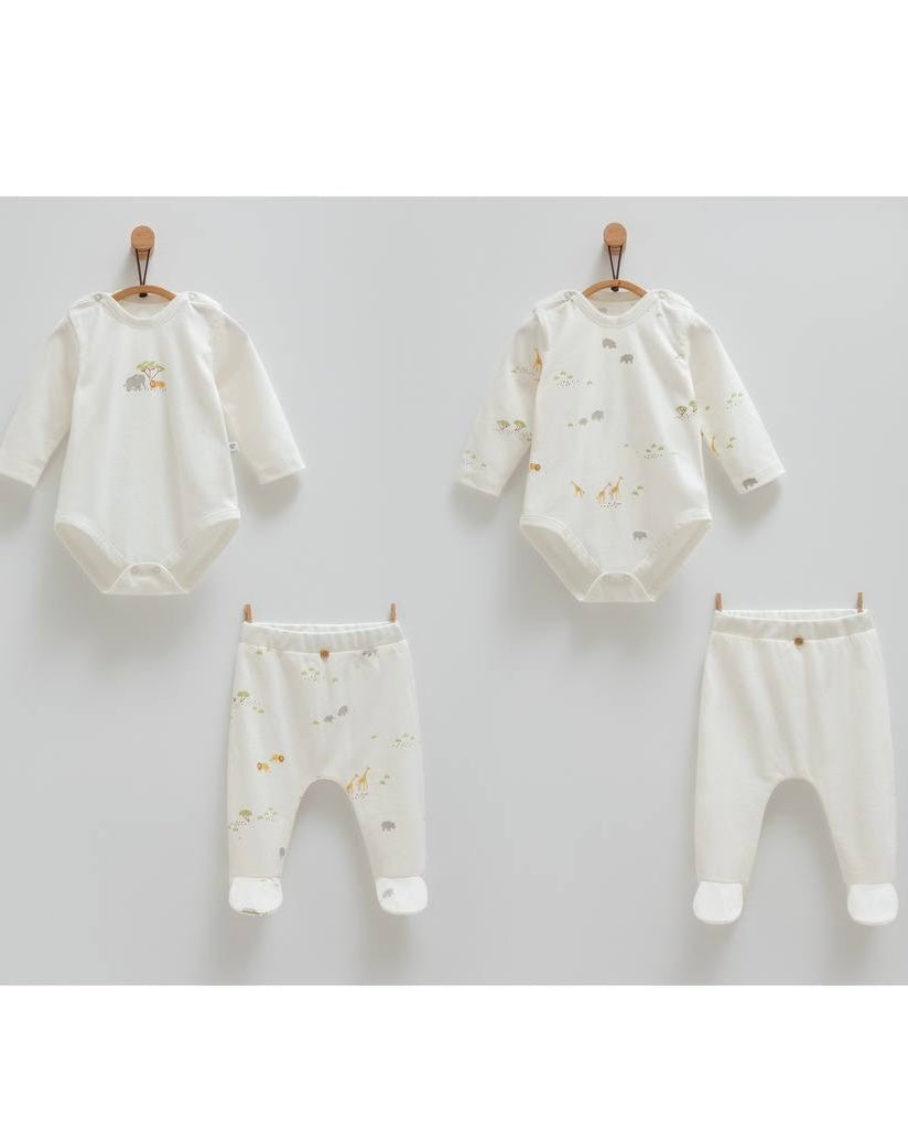 طقم بيبي قطن ١٠٠٪‏ حديث ولاده و ١-٣ أشهر🤍