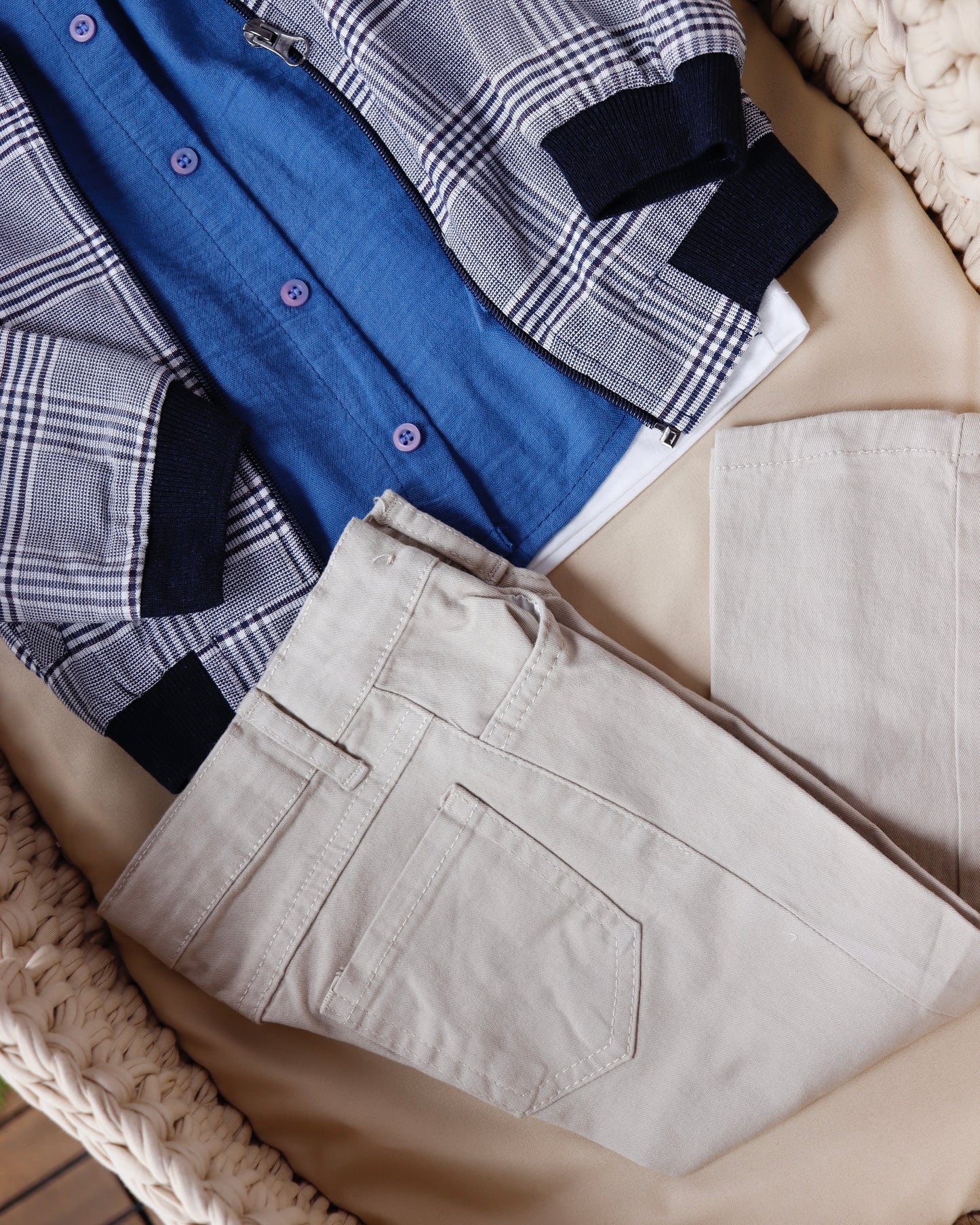 طقم ولادي ٣ قطع ١-٥ سنوات🪡