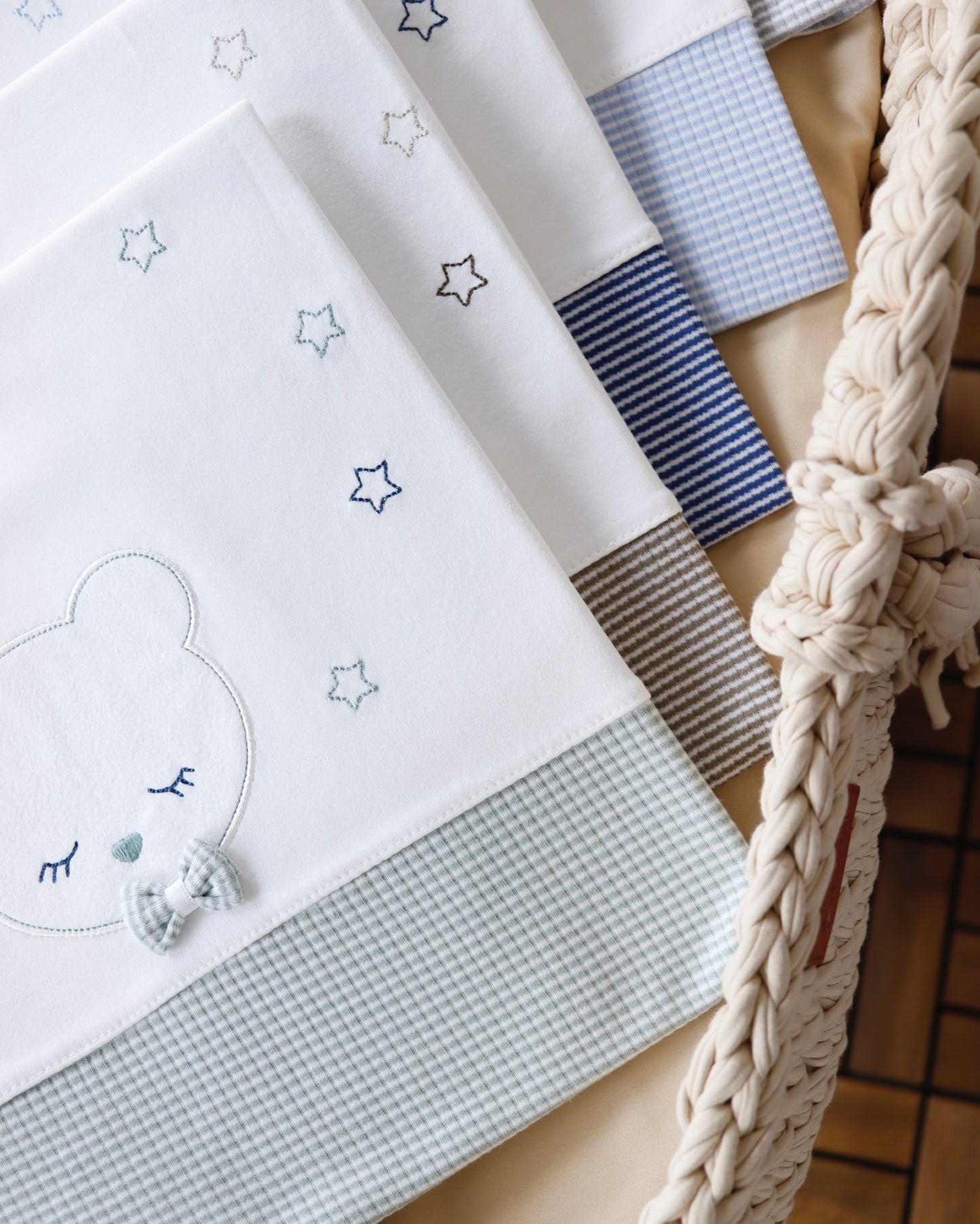 بطانية/ كوفلية بيبي قطن ١٠٠٪ رمادي