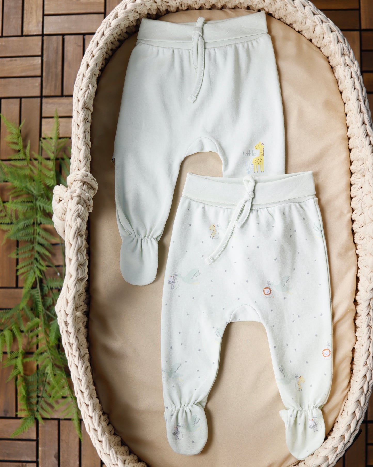 بنطلون بيبي قطني عدد ٢