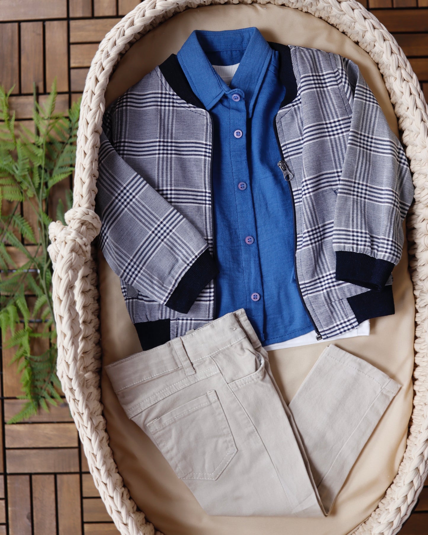 طقم ولادي ٣ قطع ١-٥ سنوات🪡