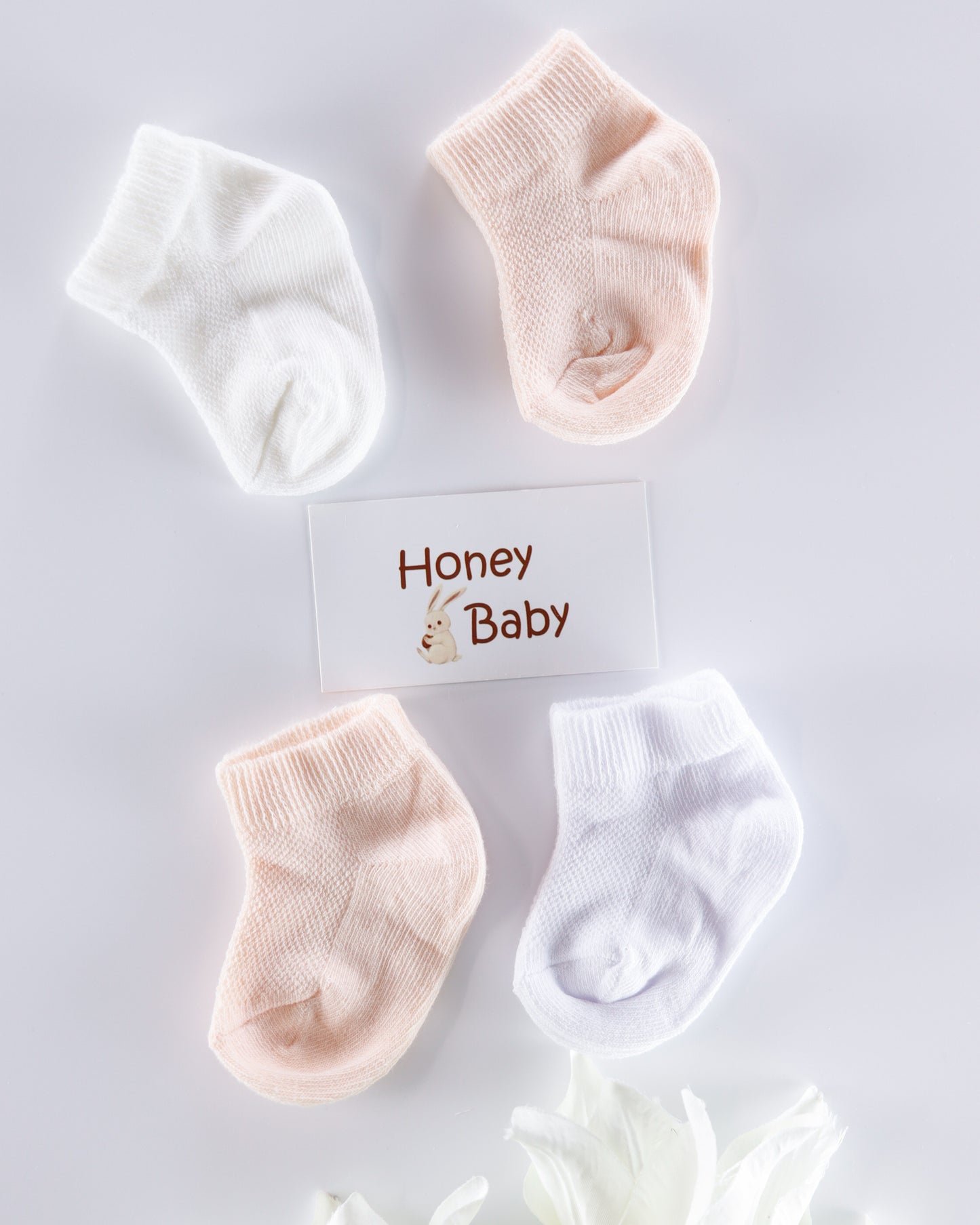 ٤ ازواج من الجوارب القطنية 🧡